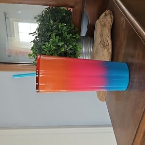 Starbucks gradient sunset 771mL tumbler with straw